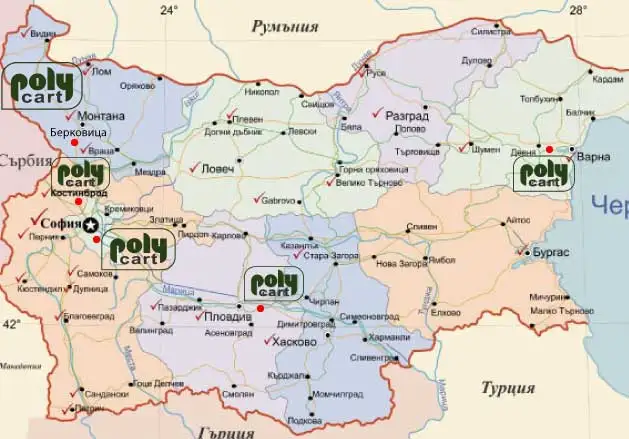 Graphic and packaging machinery supplier warehouse Kostinbrod